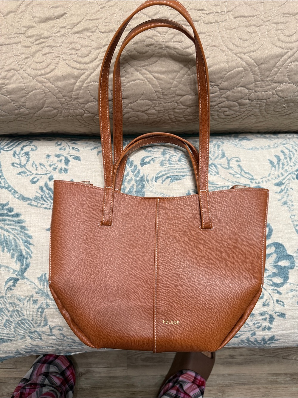 Brown Leather Tote Bag